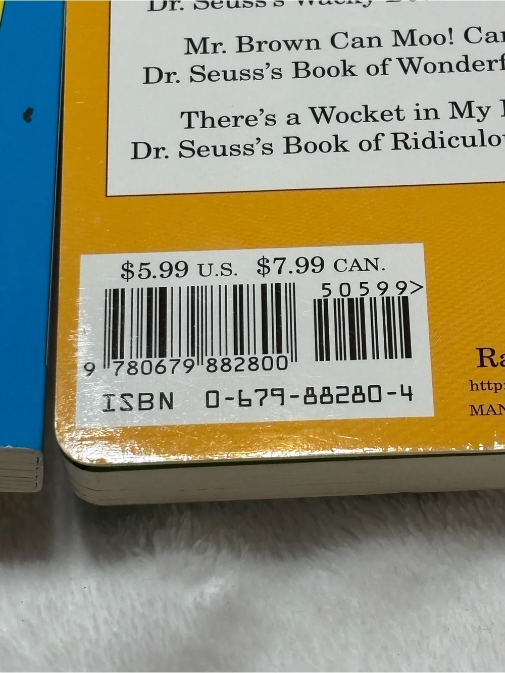 Dr. Seuss Bright-Early Board Books Set ABC, Foot Book, Ten Apples